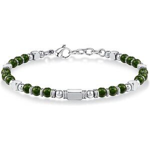 Dark Green Boho Beaded Bracelets for Women Trendy Jewelry Gifts for Lover,Friend